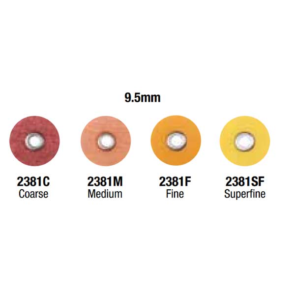 Sof-Lex Extra-Thin Contouring and Polishing Discs Refill - 3/8″ Diameter