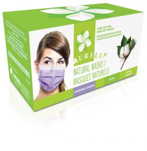Masks - Aurelia NATURAL FACE MASK 3Ply 50/box