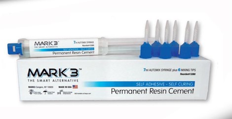 Permanent Resin Cement Self-Adhesive 7ml Automix Syringe - MARK3