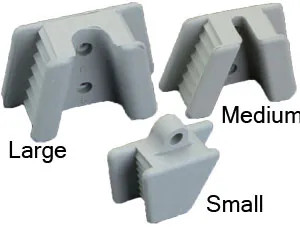 Mouth Prop, Rubber, Grey - Plasdent